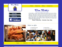 Tablet Screenshot of doebellys.com